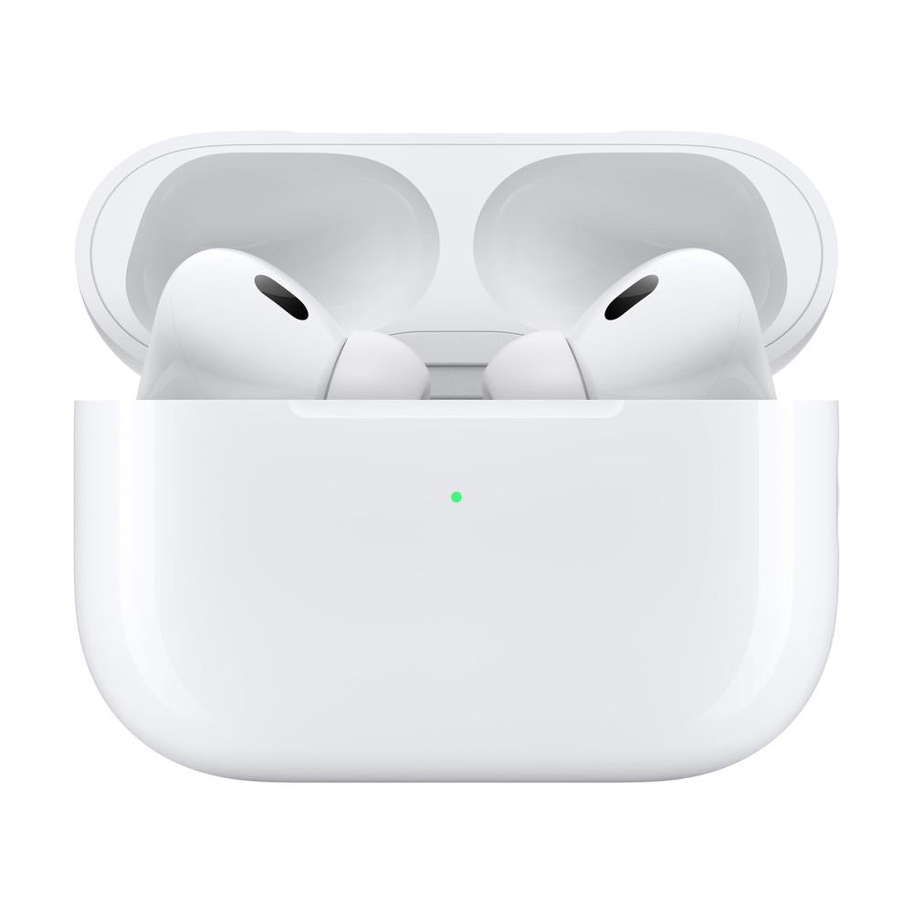Premium AirPods Pro 2 Replica – Glossy White Wireless Earbuds with Charging Case