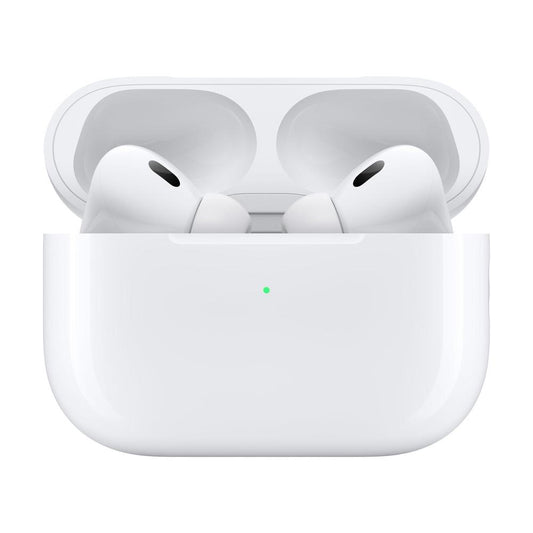 Premium AirPods Pro 2 Replica – Glossy White Wireless Earbuds with Charging Case