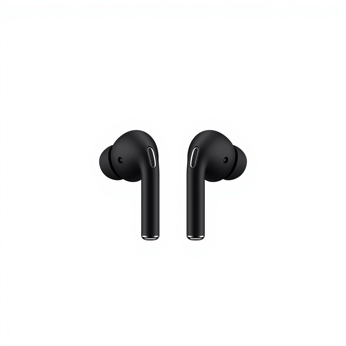 Luxury AirPods Pro 2 Replica – Matte Black Wireless Earbuds with Charging Case